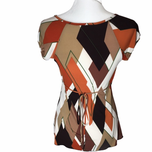 🐞Candie’s Tie Back VNeck Top Size Large EUC - Picture 3 of 6